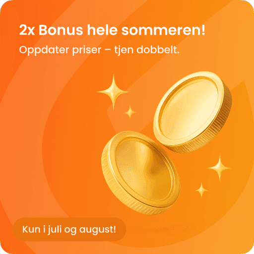 2x BONUS hele sommeren