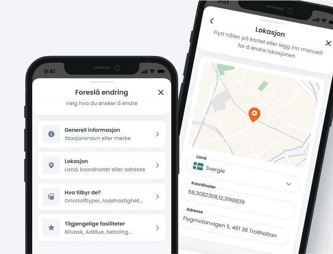 Redigere stasjon