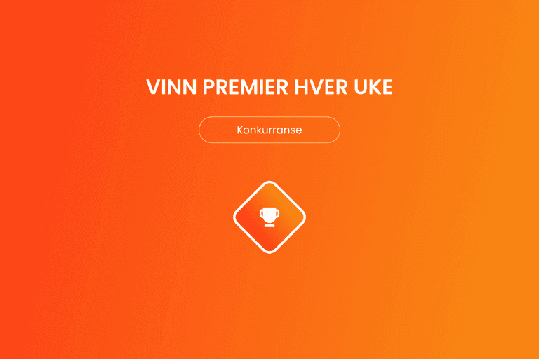 Vi deler ut 1000 kr hver uke til våre aktive brukere